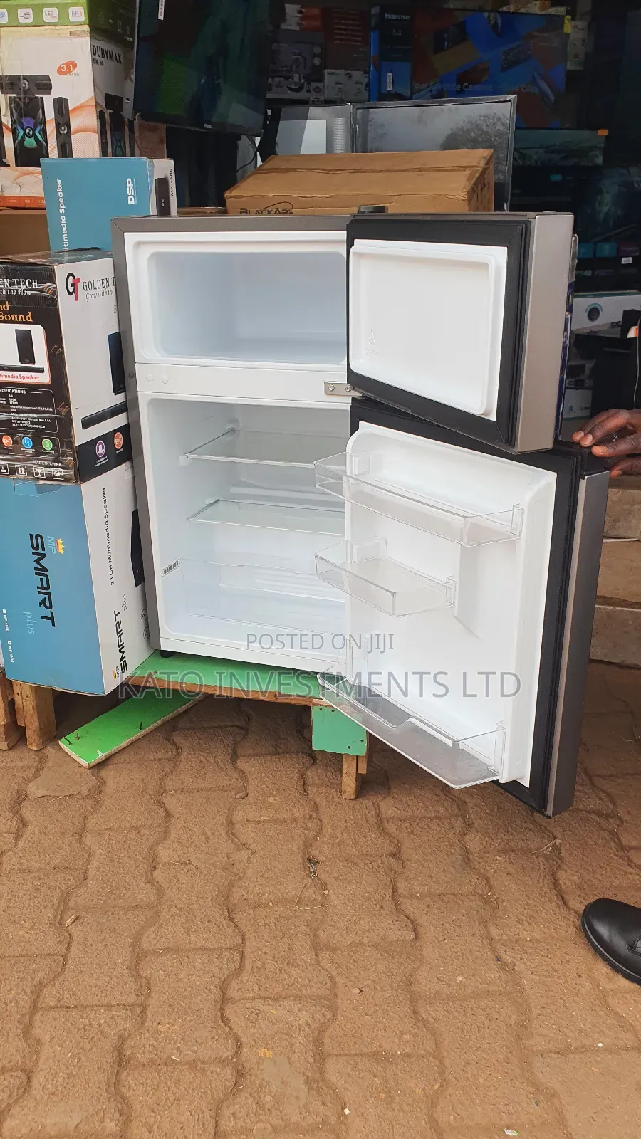 Brand New Hisense 120l Double Door Fridge