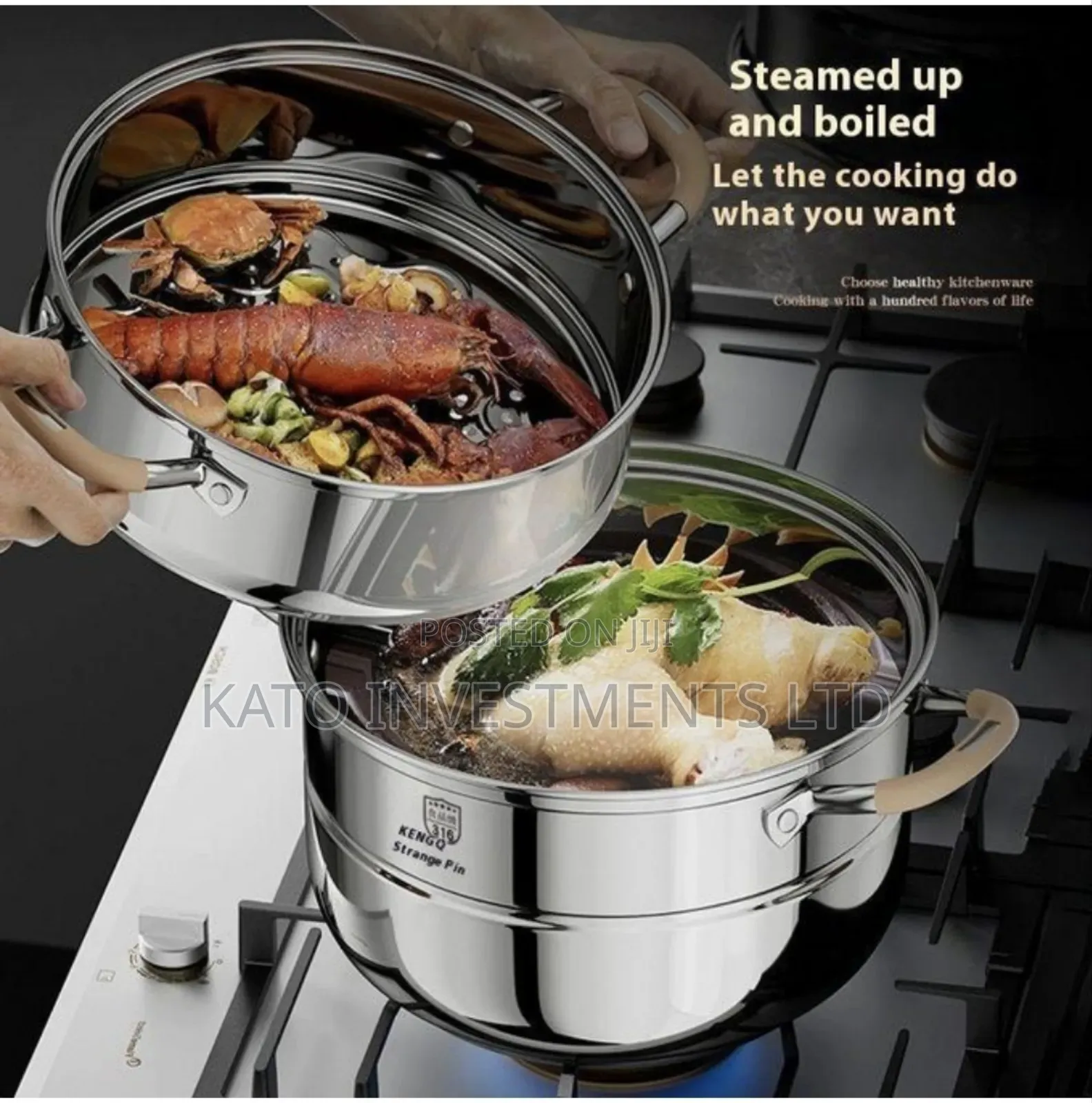 Cooking Pot 28cm Steamer Stainless Steel