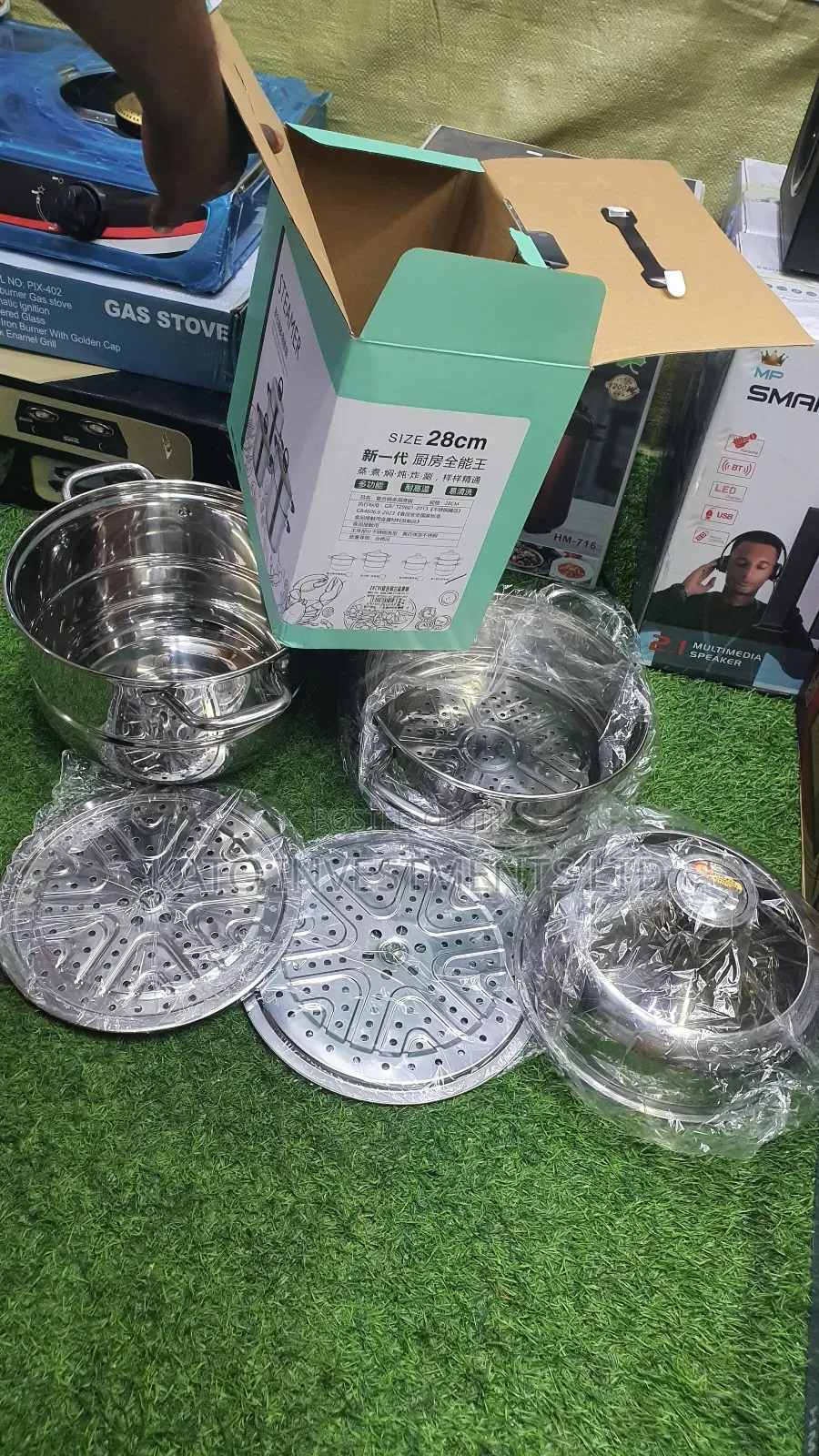 Cooking Pot 28cm Steamer Stainless Steel