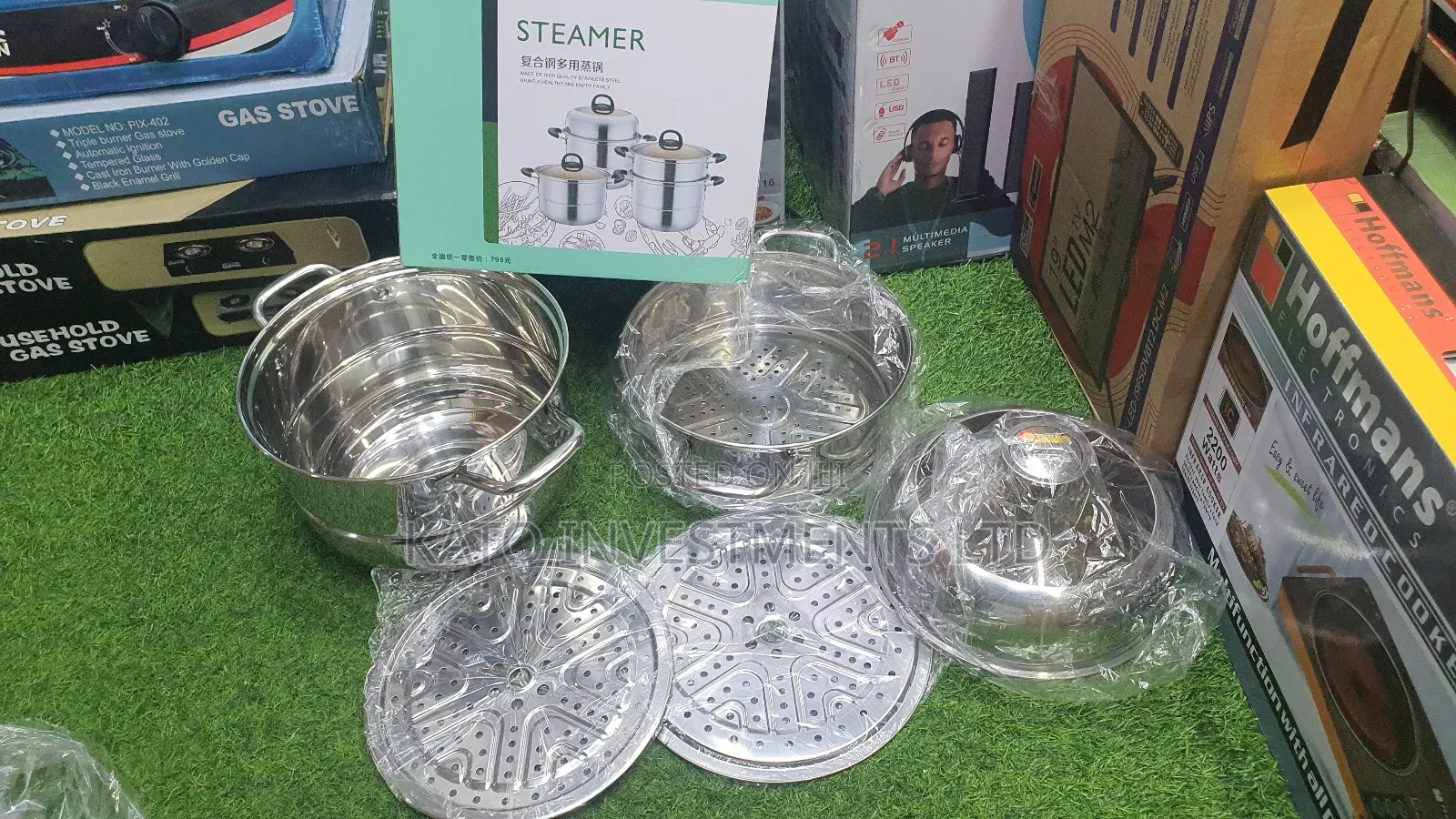Cooking Pot 28cm Steamer Stainless Steel