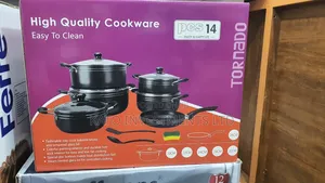 14 Pcs Cooking Pots And Frying Pan