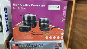 14 Pcs Cooking Pots And Frying Pan