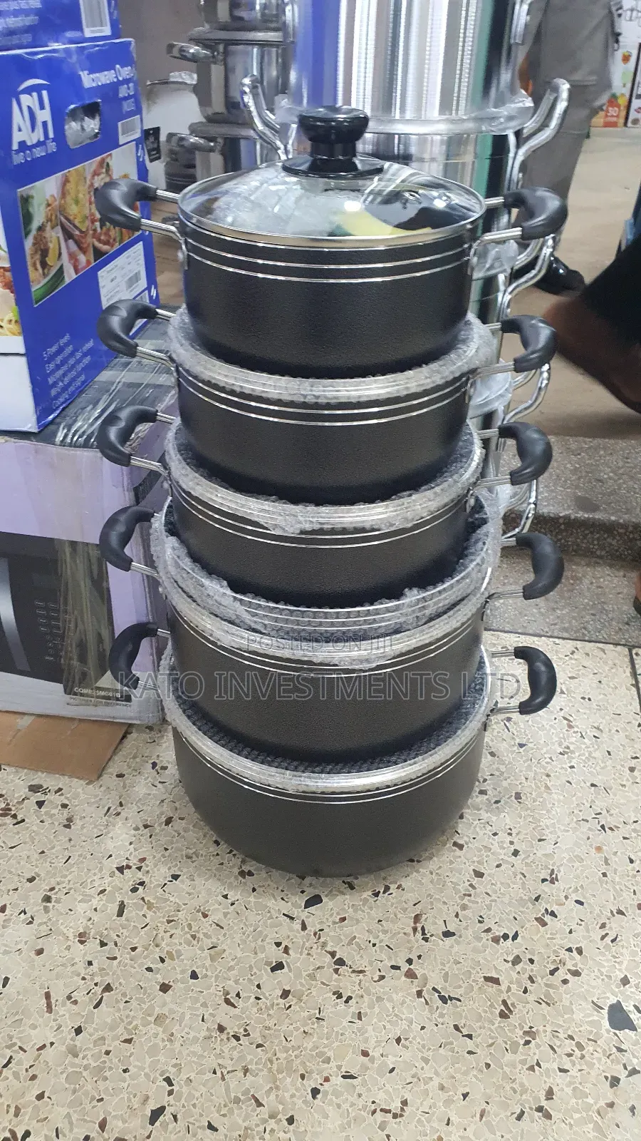 14 Pcs Cooking Pots And Frying Pan