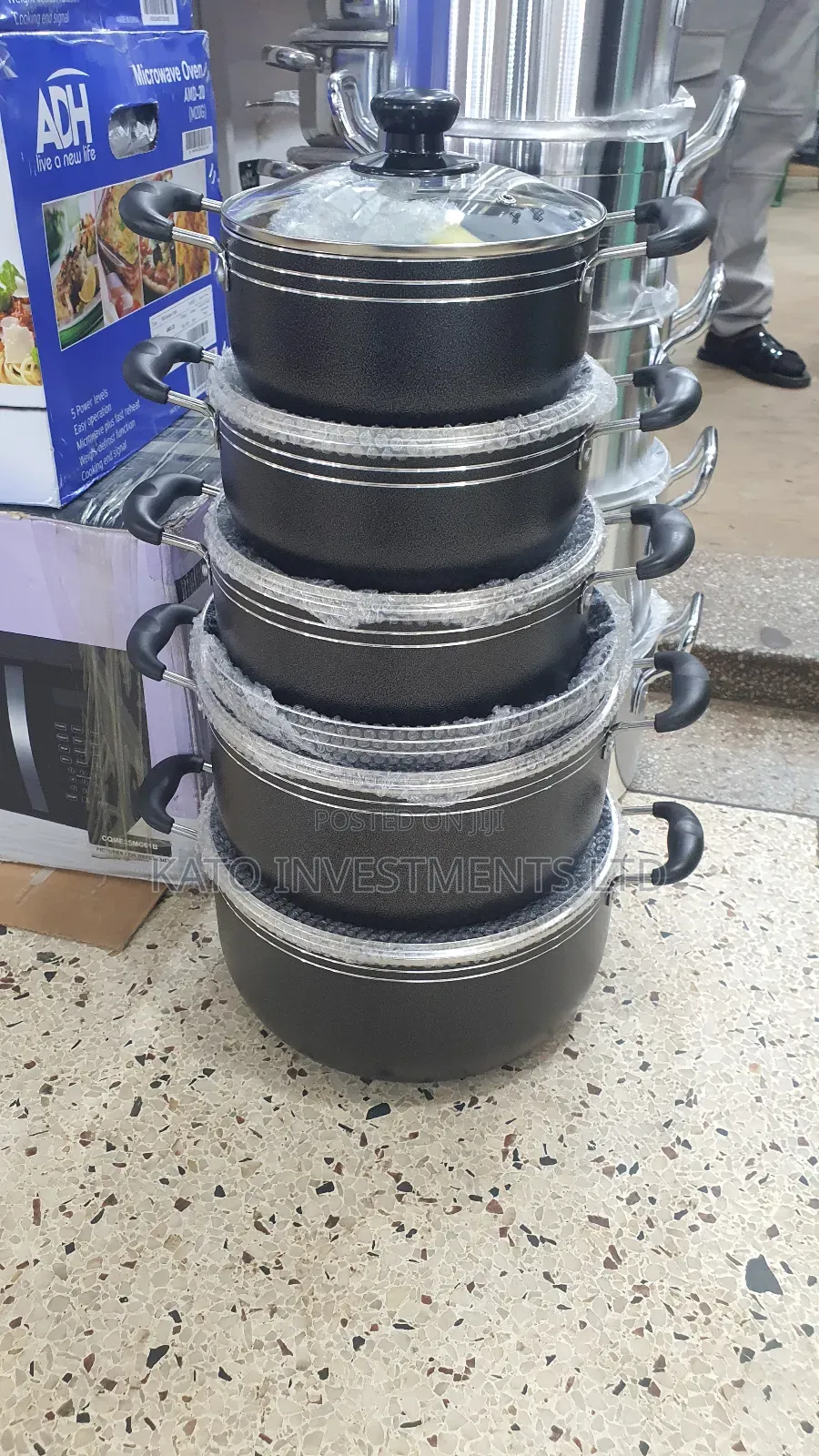 14 Pcs Cooking Pots And Frying Pan