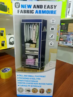 New and Easy Fabric Armoire.