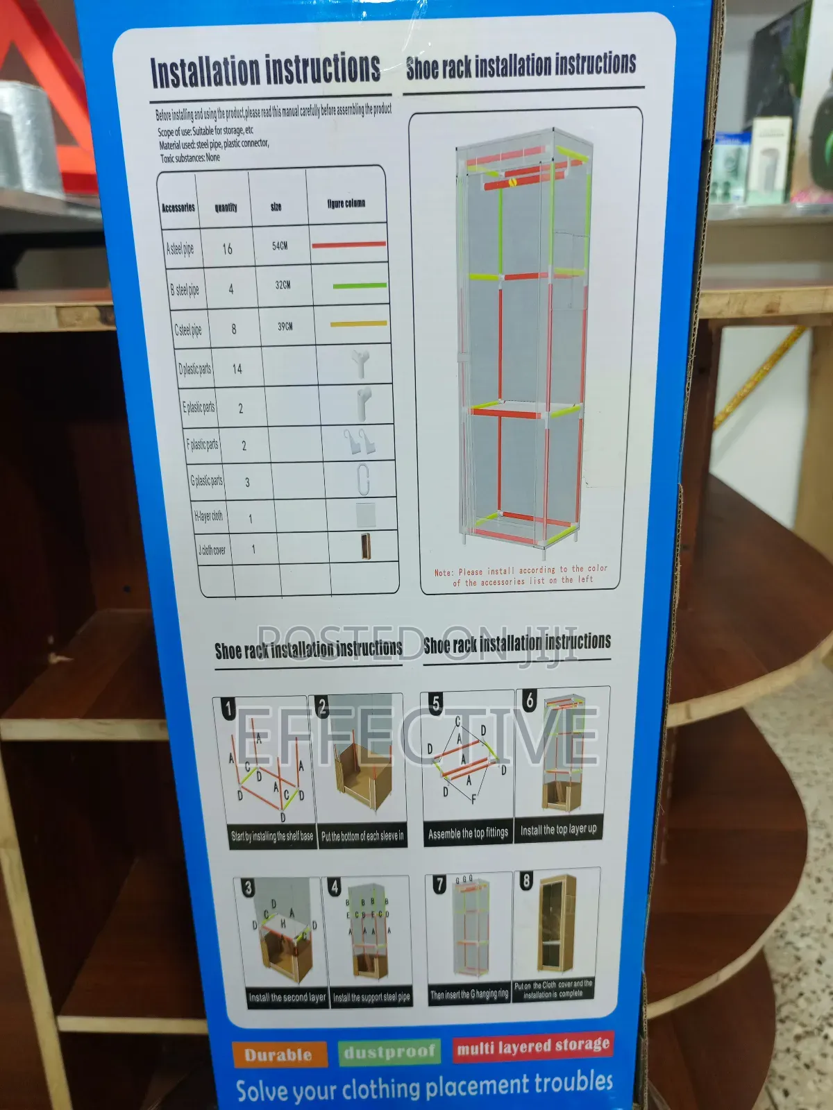 New and Easy Fabric Armoire.