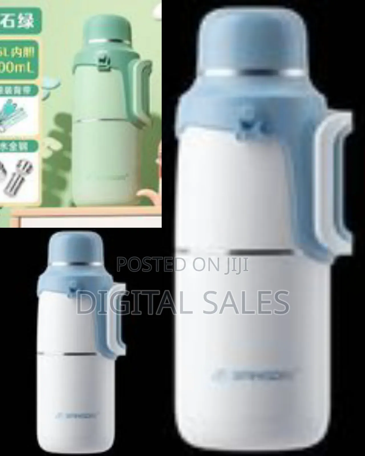 Modern Insulated Thermal Flask With Integrated Handle