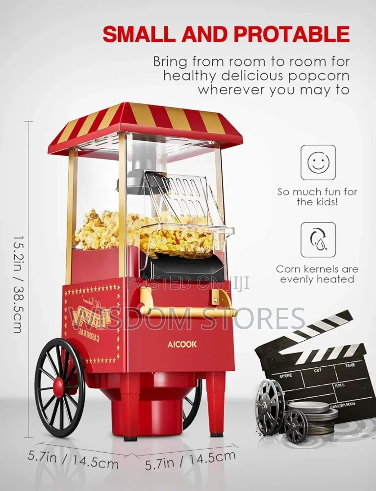 Coolbaby Popcorn Machine