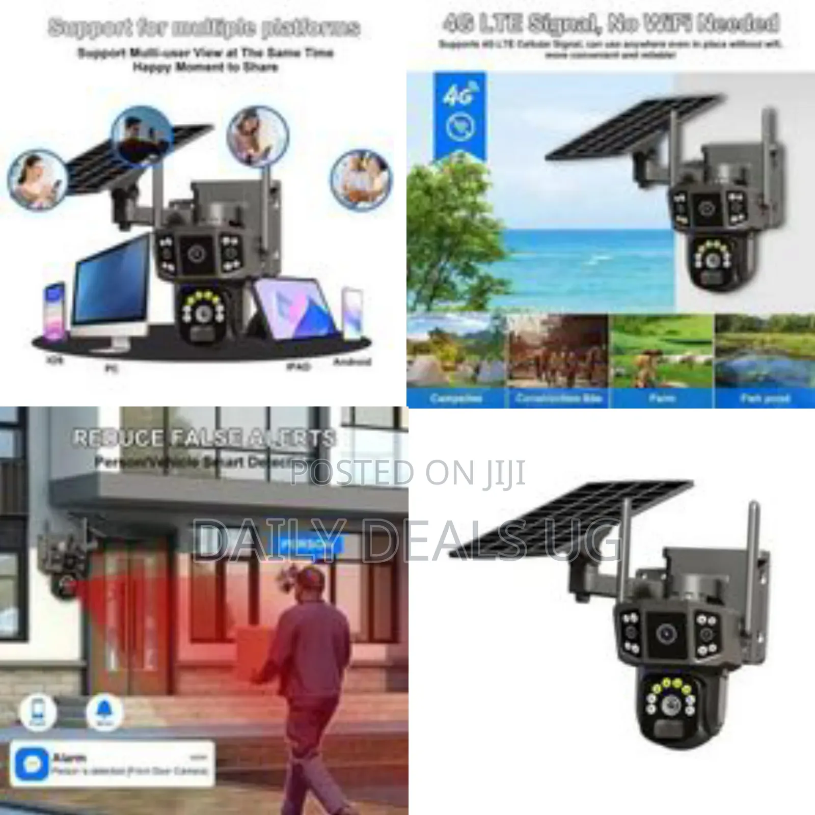 Security CCTV Camera Powered by Solar Energy