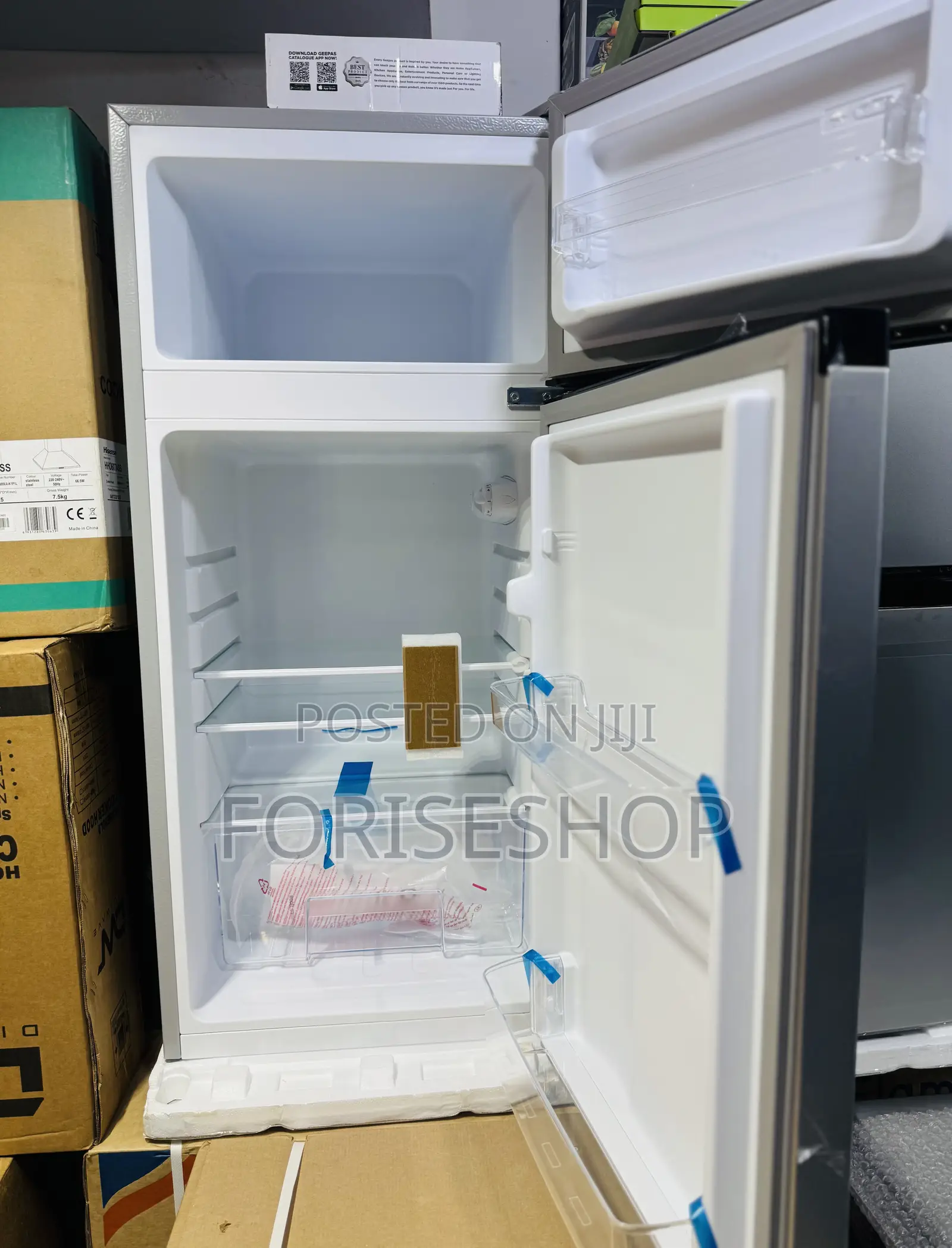 150 Litres Chiq Double Door Fridge