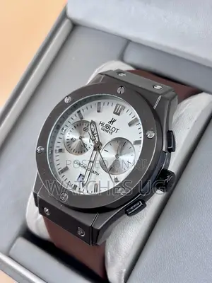 Hublot Leather Strap Watch