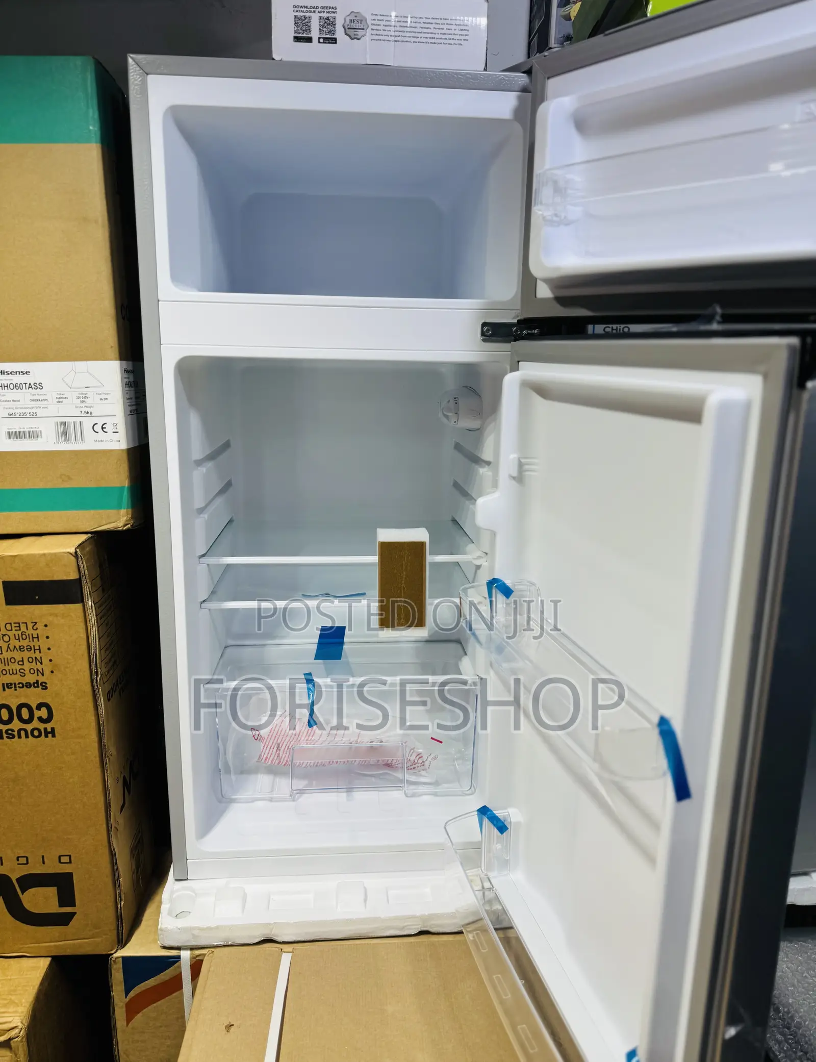Chiq Double Door 150 Litres Fridge