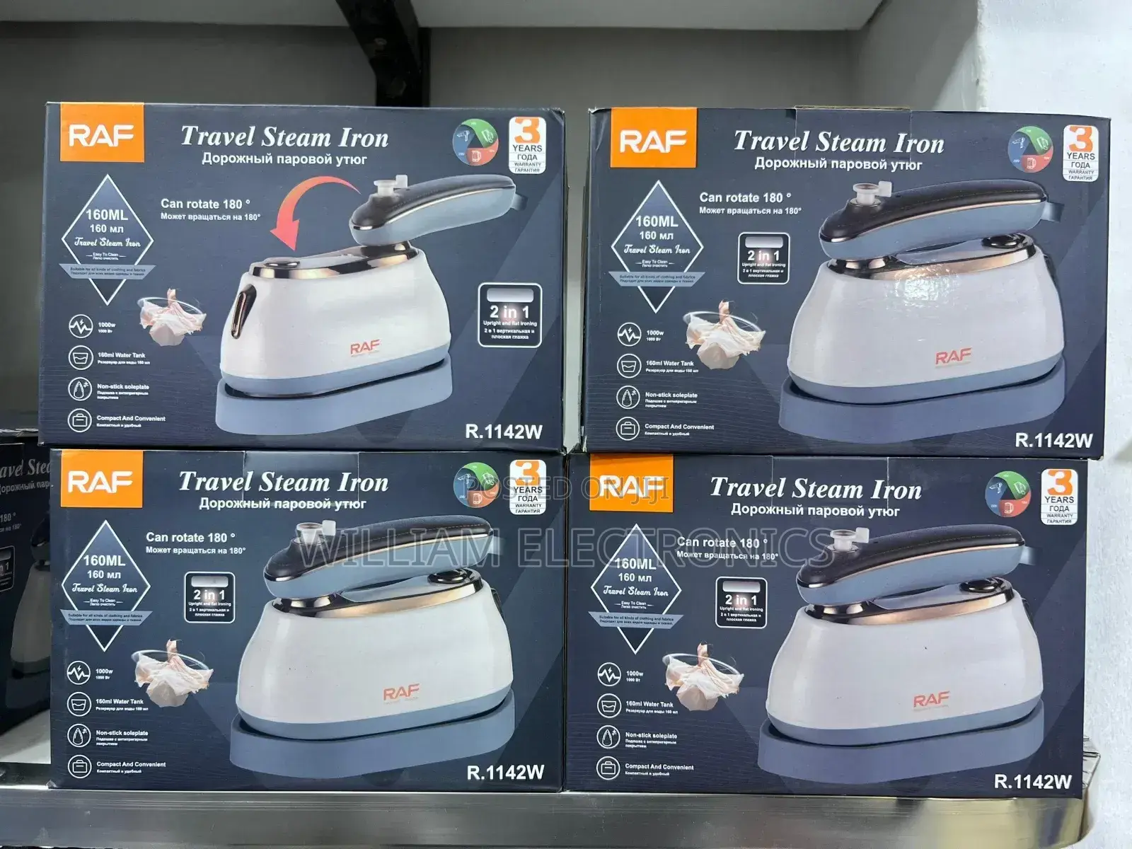 Raf Travel Steam Iron