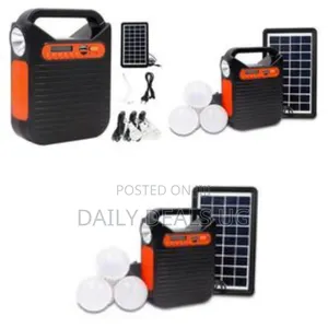 Easy Power Solar Lighting System With 3 Bulbs, 1 Light, Solar Panel