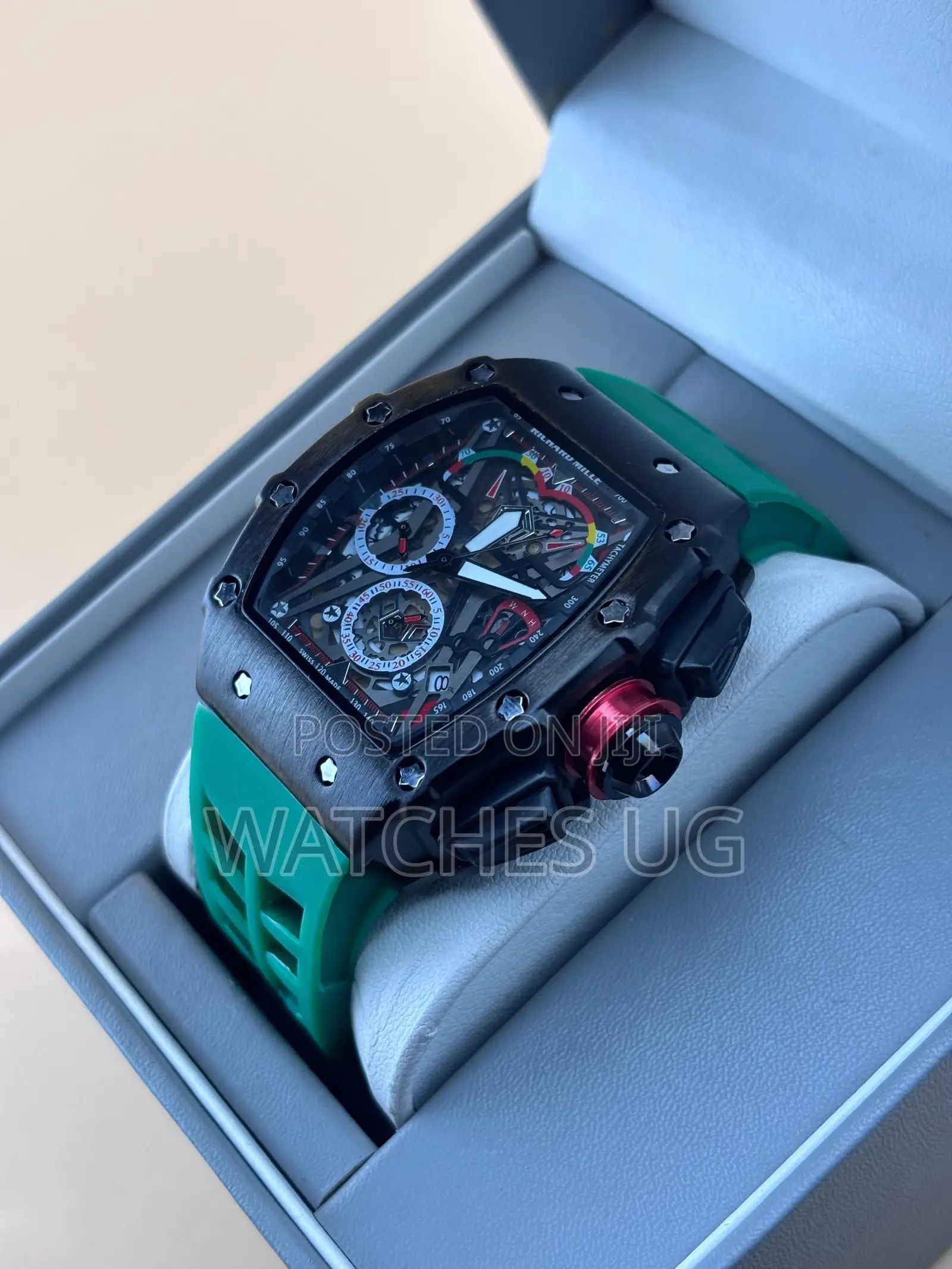Richard Mille Rubber Strap Watch