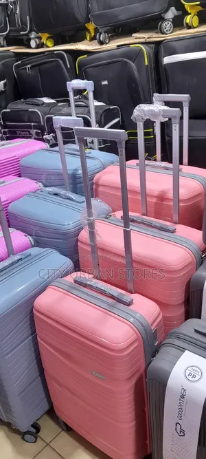 Plastic Pinky Suitcases