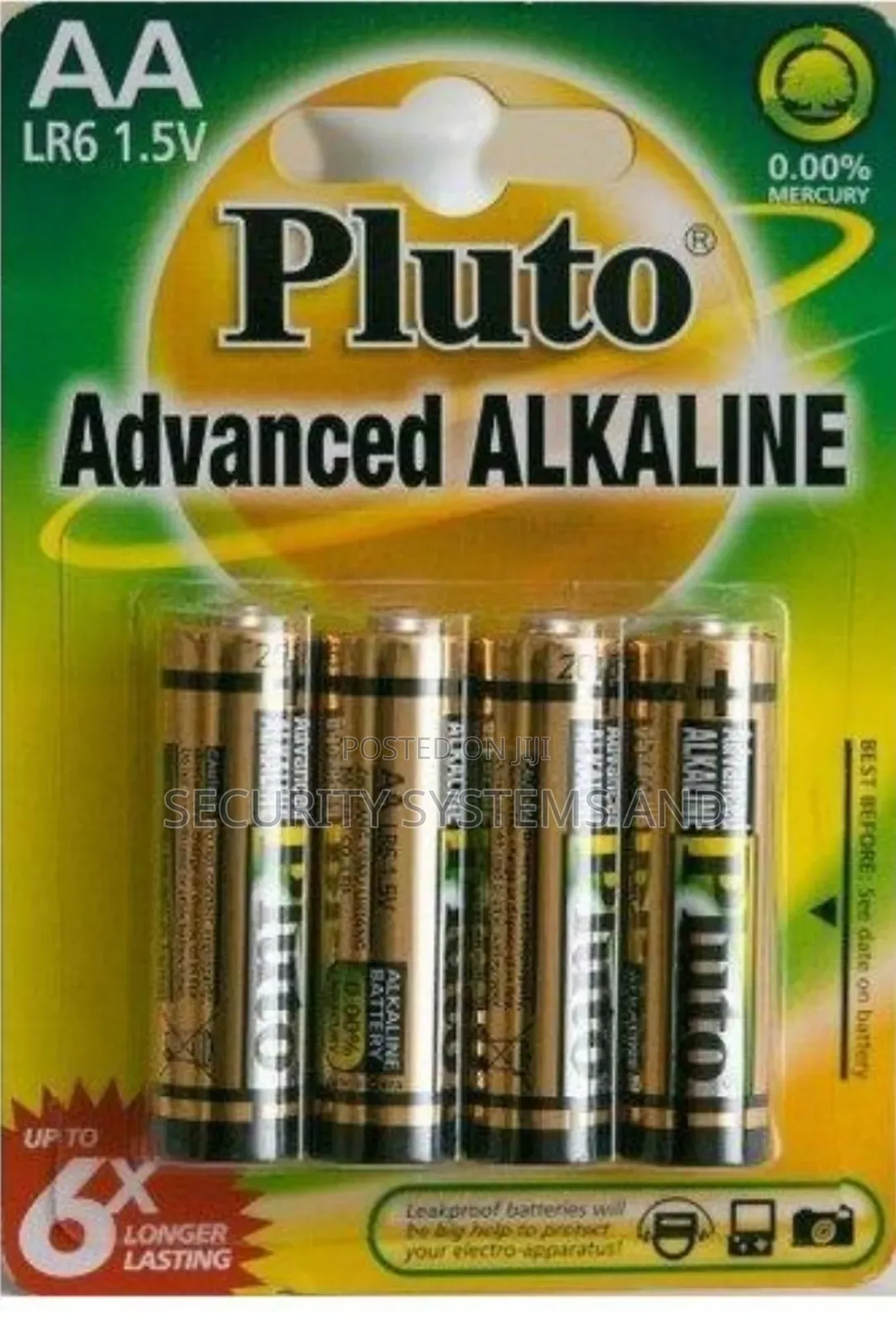 Pluto Batteries Double a - A Pack of 2 Pairs