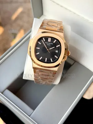 Patek Philippe Rose Gold Strapped Men's Automatic Wrist Time Piece