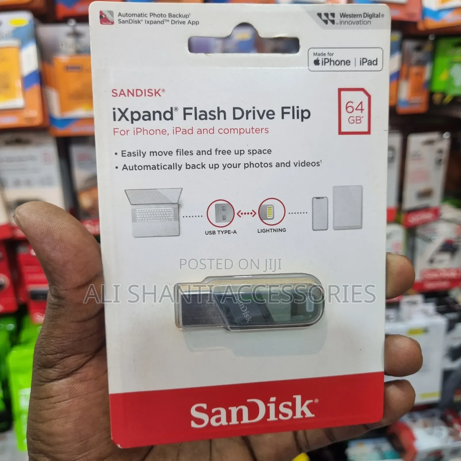 64gb Flash Drive Flip for iPhone