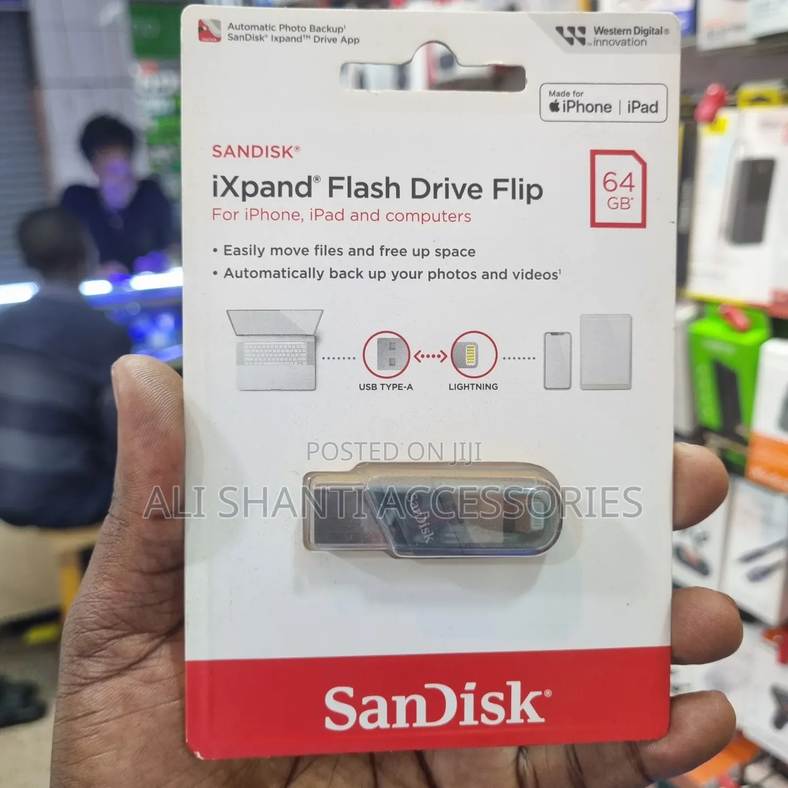 64gb Flash Drive Flip for iPhone