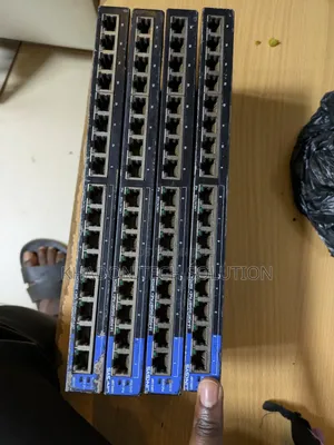 Multiple Linksys Lgs116p 16-Port Gigabit Poe+ Switches
