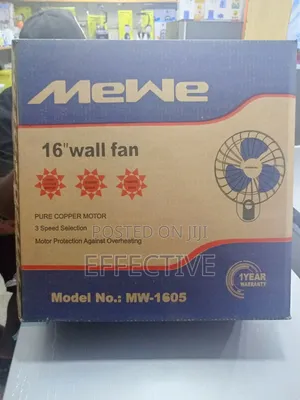 Mewe 16" Wall Fan.