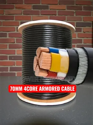 70mm Total 4core Pure Copper Armored Underground Cable