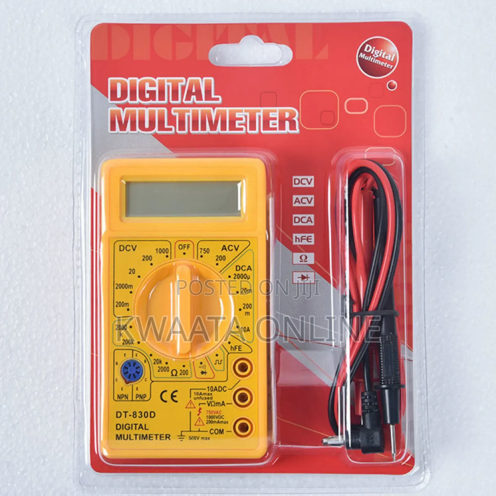 Dt-830d Digital Multimeter Tester