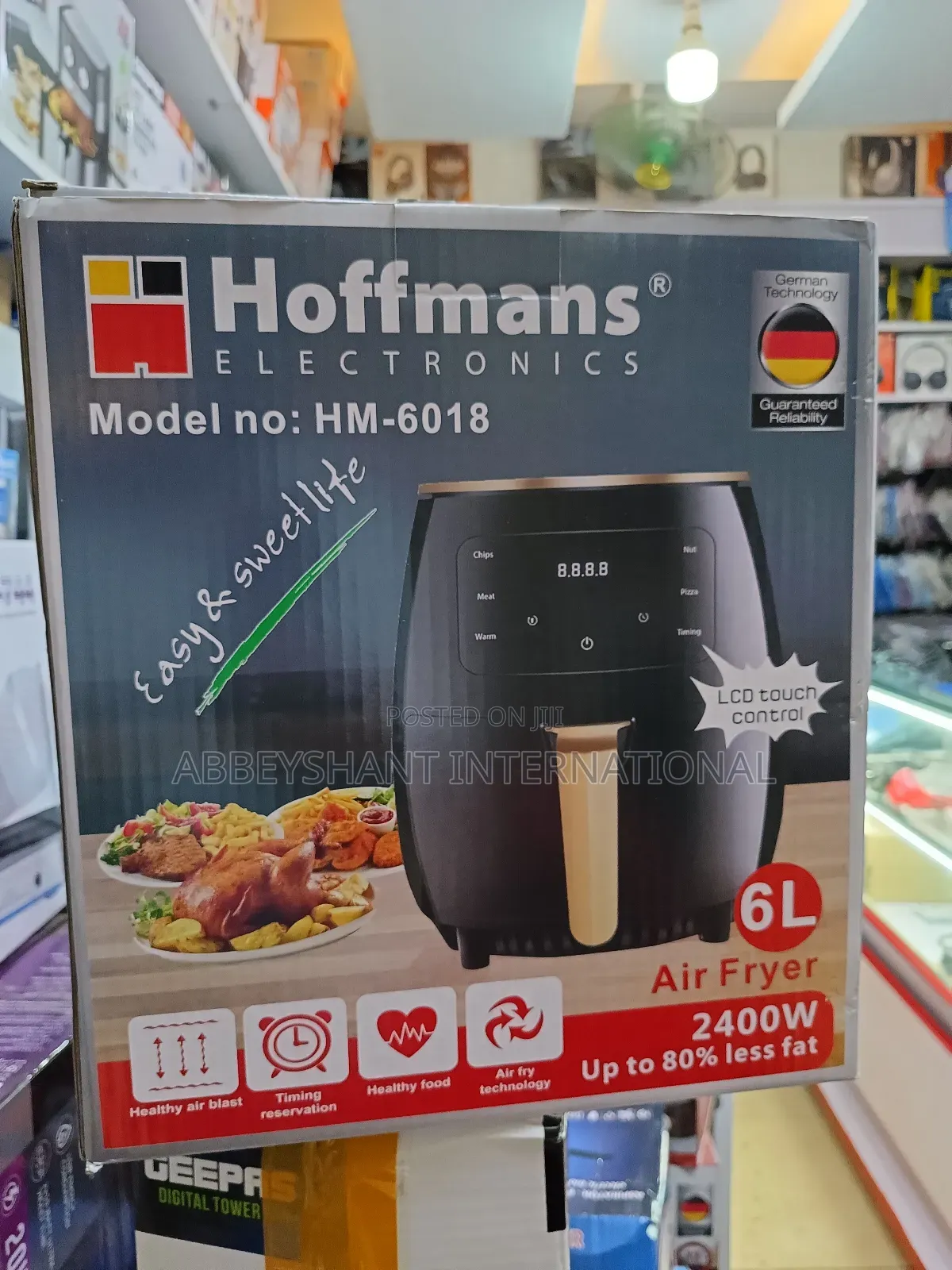 Hoffmans Hm-6018 6l Digital Air Fryer.