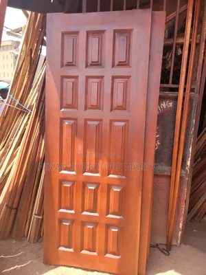 Solid Panel Hard Wood Doors