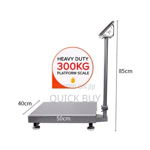 300kg Commercial Digital Platform Scale, For Industrial Or Retail Use