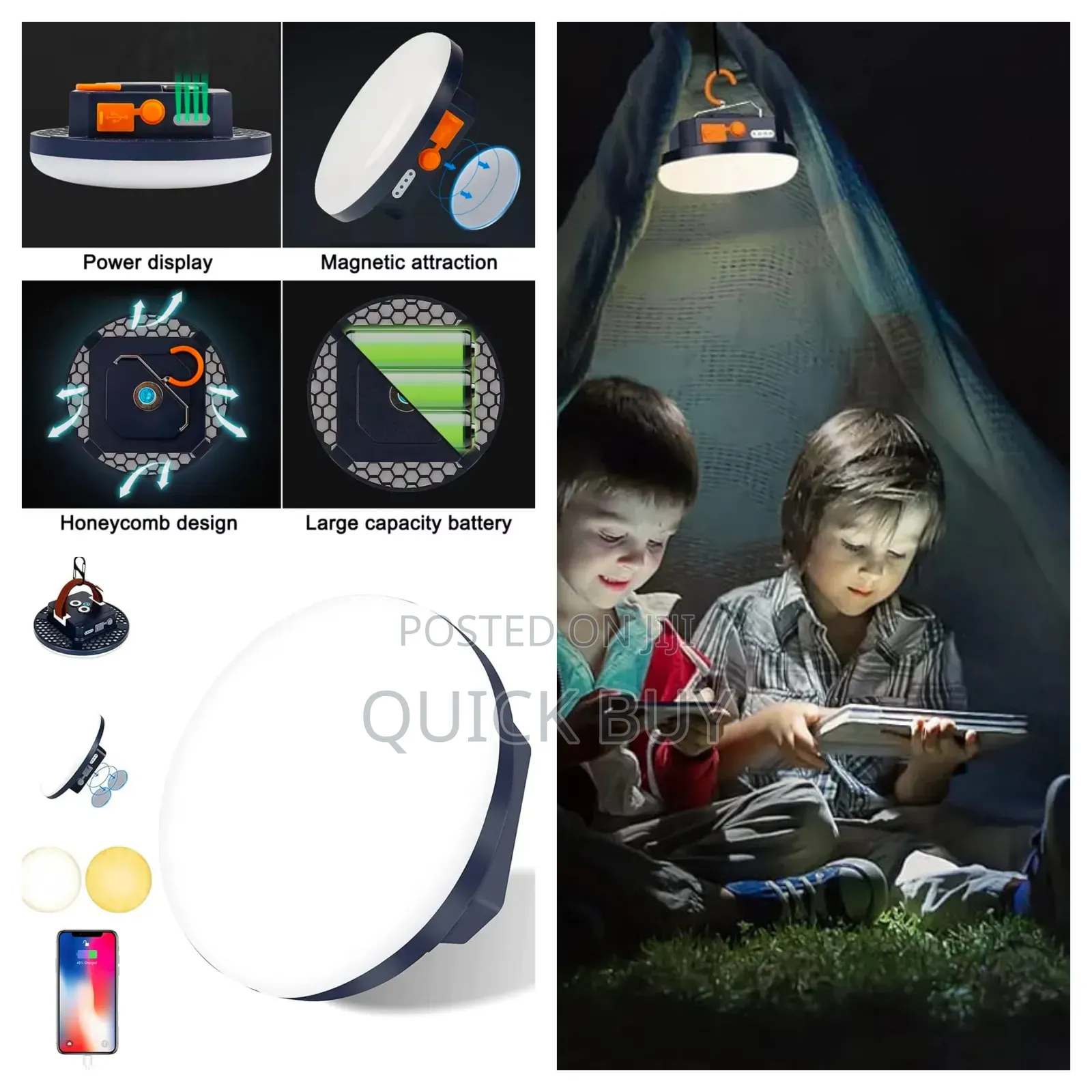 Multfunctional Powerful Rechargeable Camping Lantern