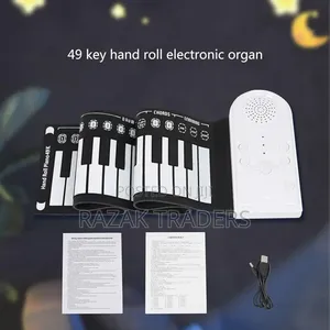 Portable 49 Key Piano Electronic Keyboard Foldable Piano Flexible