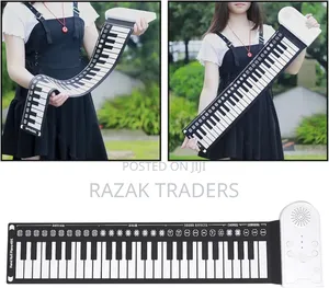 Portable 49 Key Piano Electronic Keyboard Foldable Piano Flexible