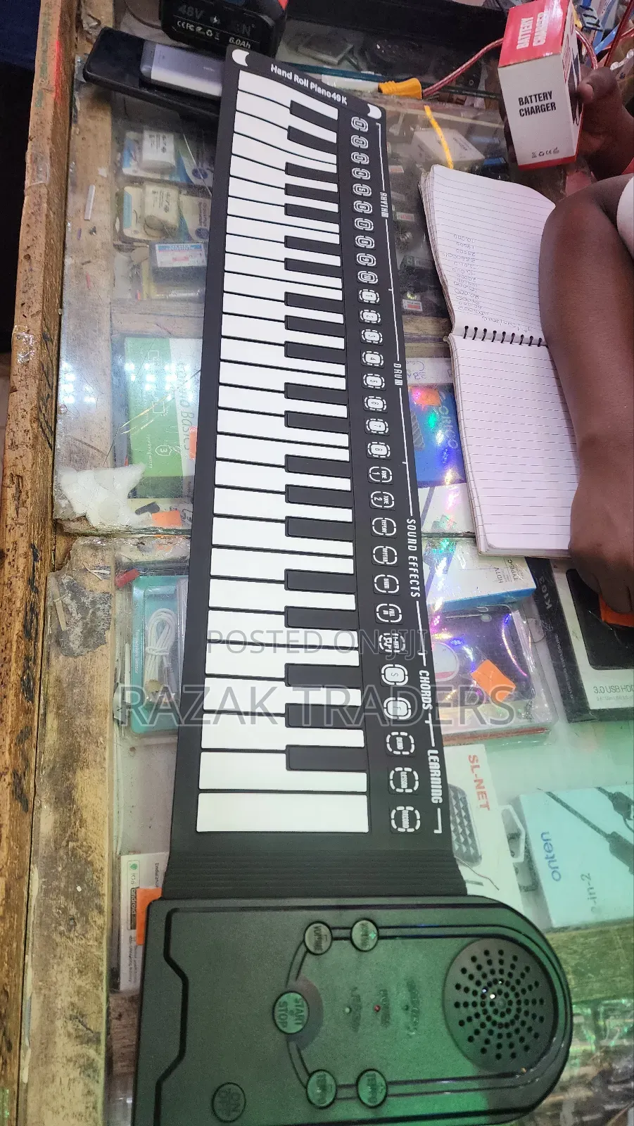 Portable 49 Key Piano Electronic Keyboard Foldable Piano Flexible