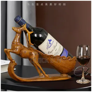 Deer-Shaped Wine Bottle Holder