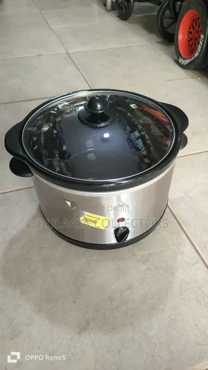 George Home 3l Stainless Steel Electric Slow Cooker, Uk Used.