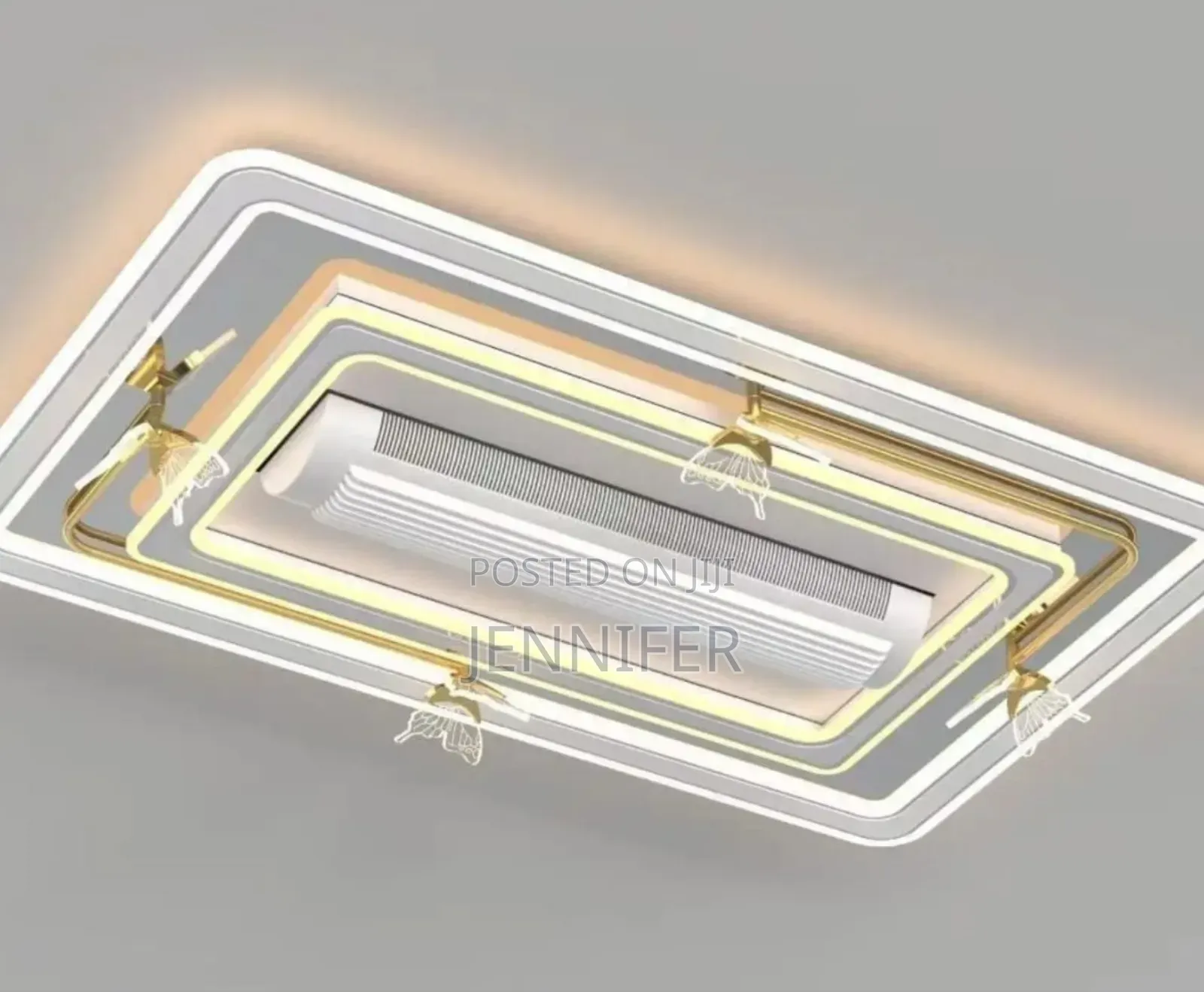 Modern Ceiling Bladeless Fan Chandelier