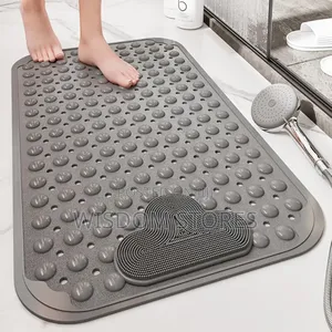 Non-Slip Bath Mat With Suction Cups