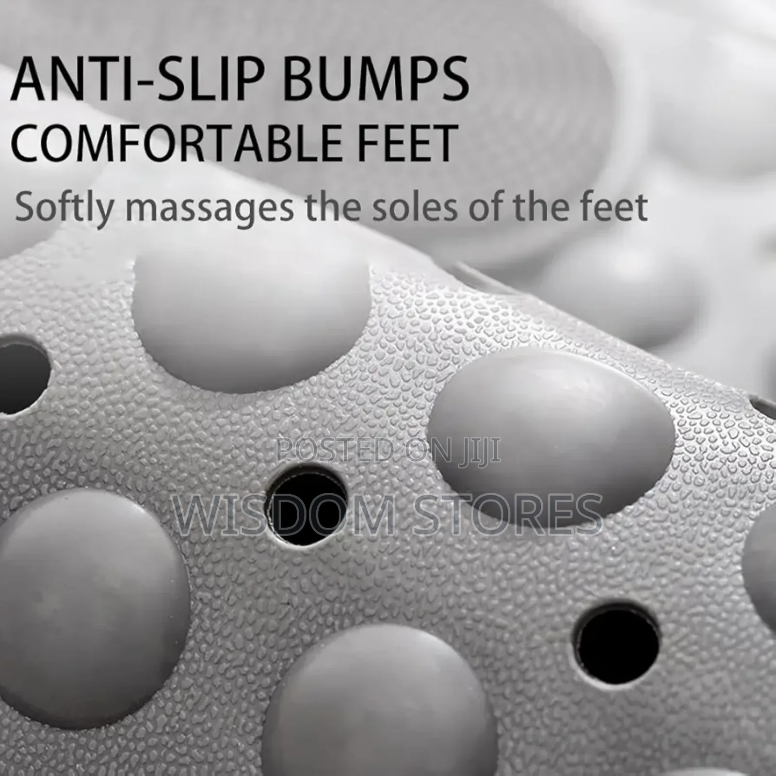 Non-Slip Bath Mat With Suction Cups