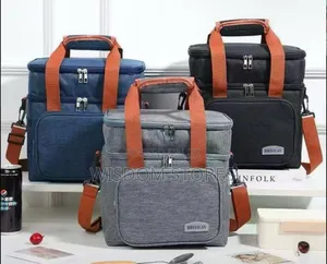 Brivilas Dual-Compartment Insulated Lunch Bags.
