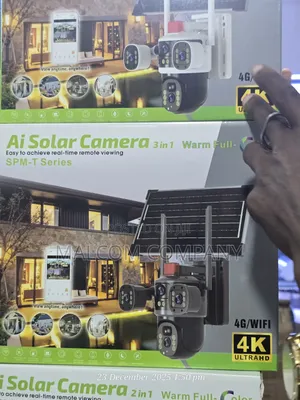 CCTV Camera Solar and Ai Supported