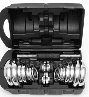 15kg Chrome Adjustable Durable Pure Iron Plated Weight Dumbells