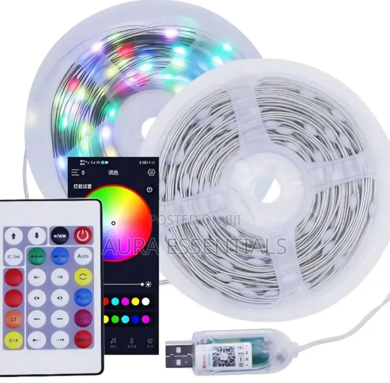 Multi Coloured Outdoor Rope Lights