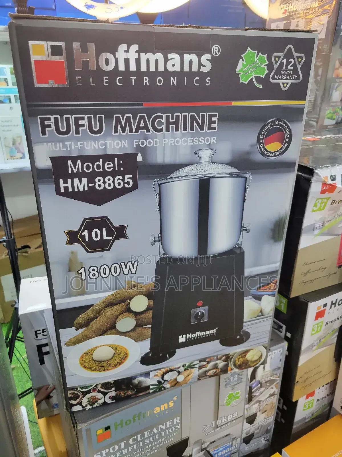 Fuufu / Fufu Electric Food Processor Making Machine 10l