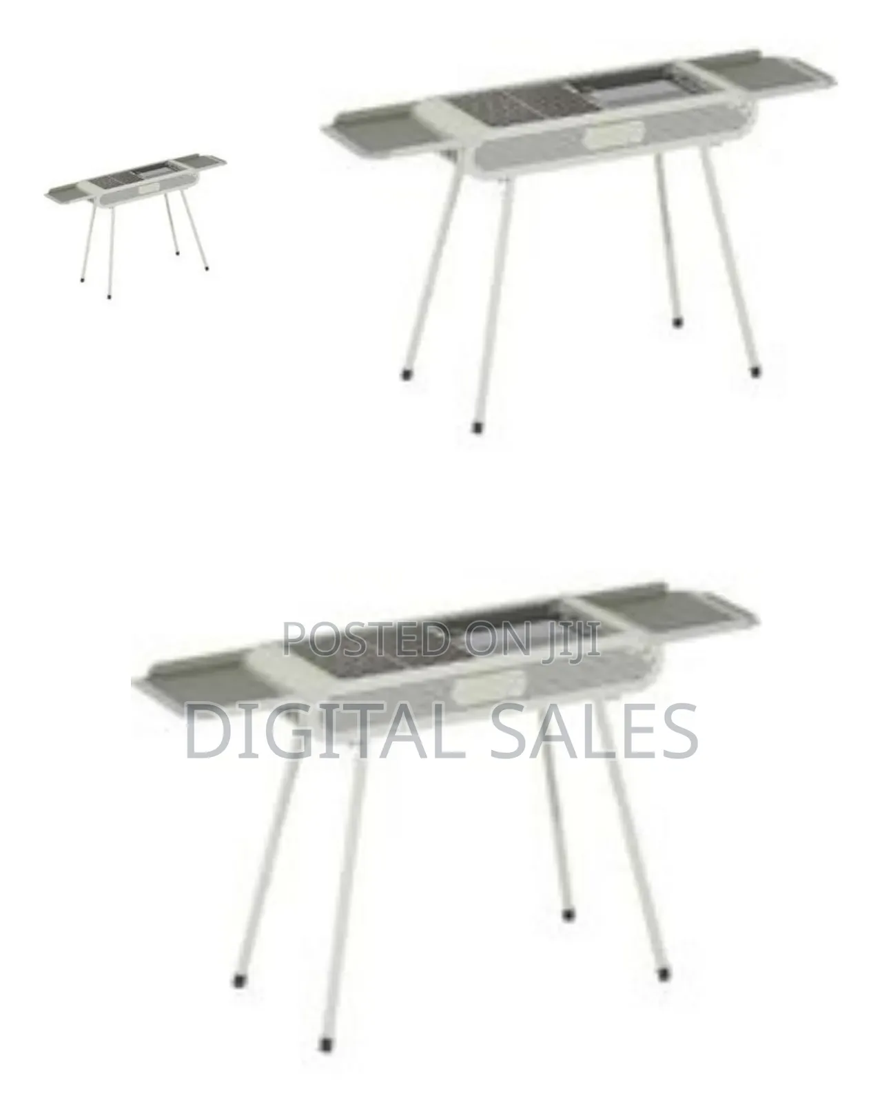 Sleek Portable Charcoal BBQ Grill