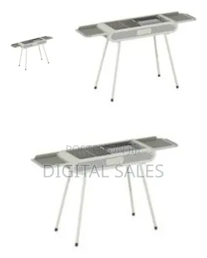 Sleek Portable Charcoal BBQ Grill