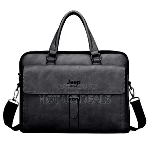Briefcase Laptop Bag For Men - Business Leather Gift Office Bag