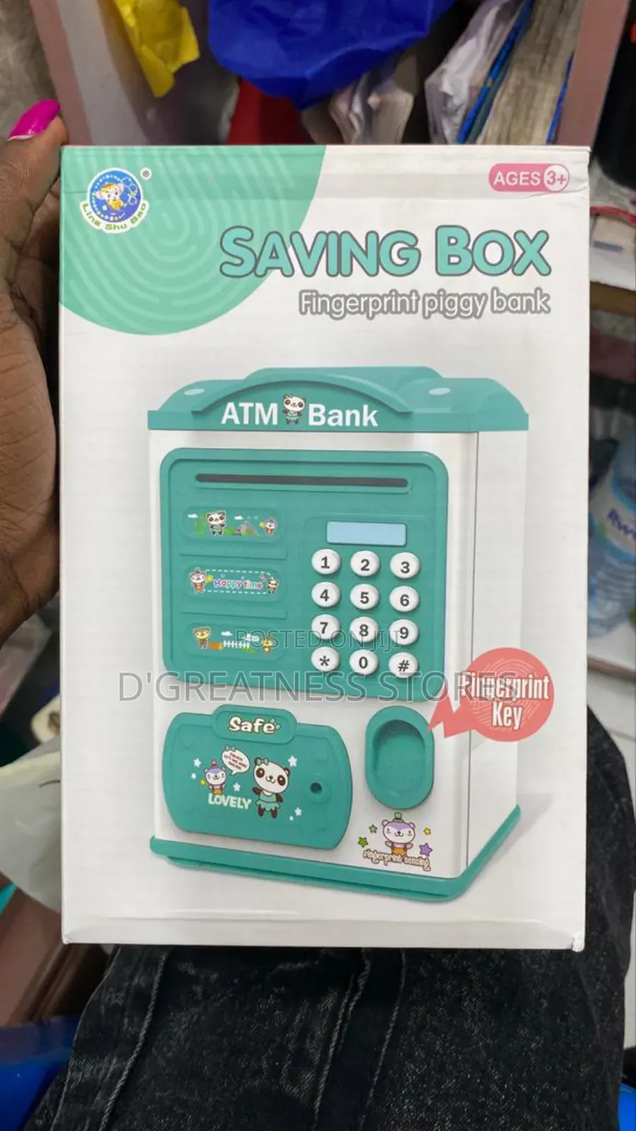 Finger Print Piggy Bank