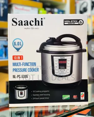 Saachi 10 In 1 Multi Function 6l Electric Pressure Cooker With Steamer